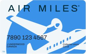 Air Miles sample card